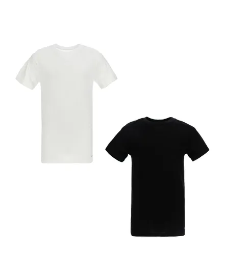 Lot 2 tee-shirts Enfant plus âgé BOY 2PK CREW UNDERSHIRT Noir