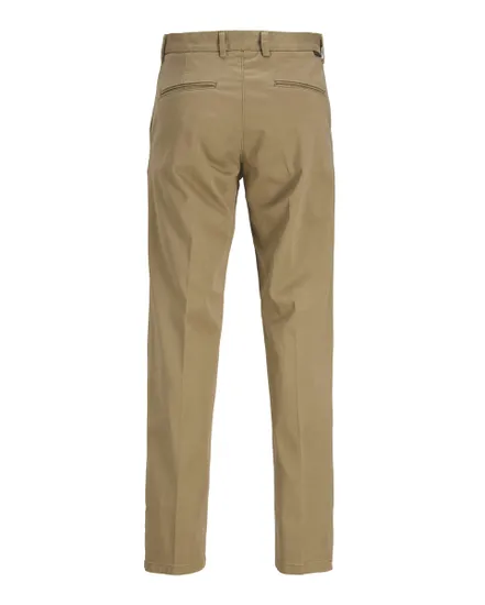Pantalon coupe décontractée Homme JPSTKANE BARRET CHINO NOOS Marron