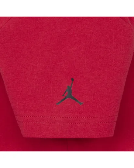 T-shirt Enfant JDB MJ WORDMARK EMB CREW Rouge