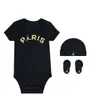 Ensemble 3 pces Bébé garçon JHB PSG 3PC BOX SET Noir