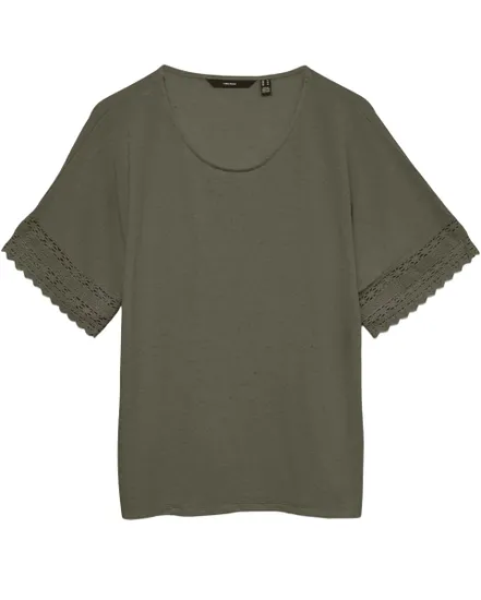 Haut Femme VMGINA SS Lace Top