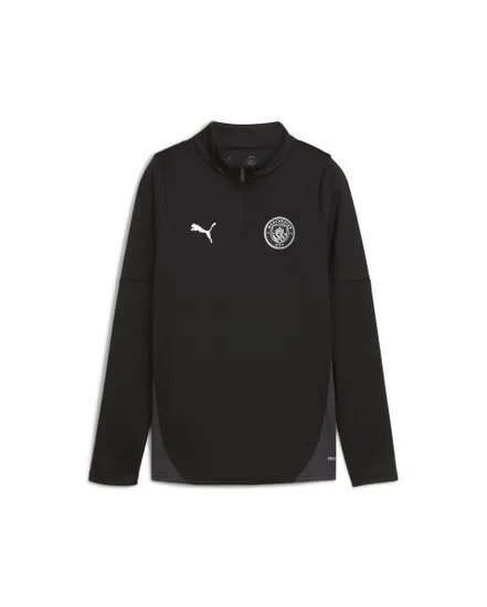 Haut col zip Enfant MCFC TRAINING 1/4 ZI Noir