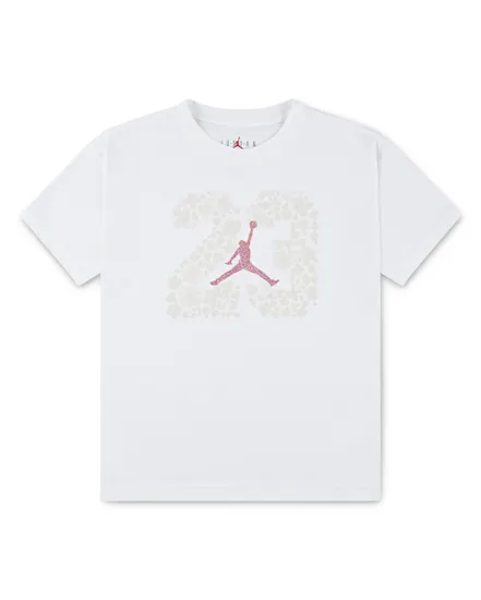 T-shirt Fille JDG 23 FLORAL SS TEE Blanc