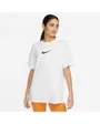 T-shirt manches courtes Femme W NSW TEE BF MS Blanc