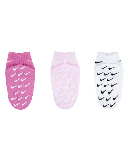 Lot de 3 paires de chaussettes Enfant plus agé NHN 3PK INF/TODD GRIPPER QTR S Mu