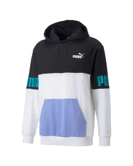 Sweatshirt à capuche manches longues Homme FD PP BLK HDY TR Blanc