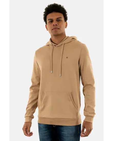 Sweat à capuche Homme STEELE Beige