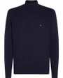 Pull col roulé Homme PIMA ORG CTN CASHMER Bleu