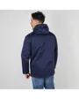 VESTE TWILL DOUBLEE FLANELLE Homme Bleu