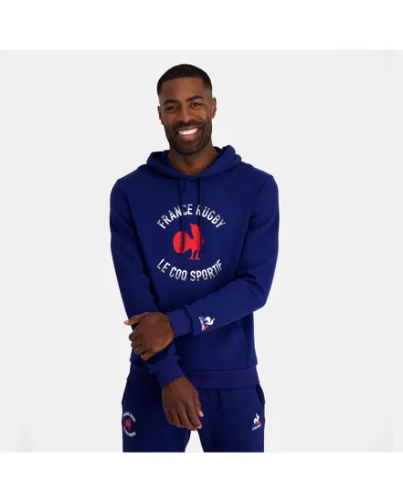 Sweat à capuche Homme FFR FANWEAR HOODY N1 M Bleu