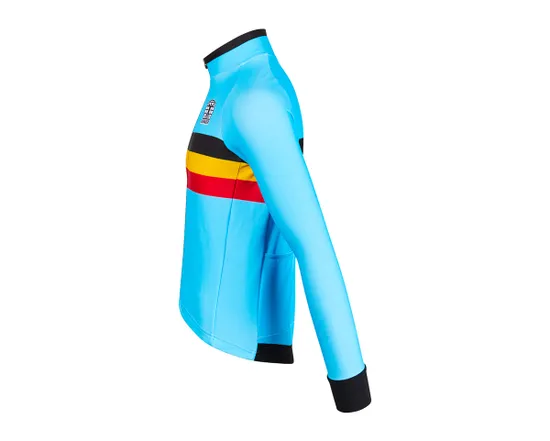 Maillot manches longues Homme OFFICIAL TEAM BELGIUM ICON TEMPEST Bleu