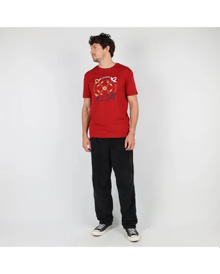 TEE SHIRT MANCHES COURTES GRAPHIQUE Homme Rouge