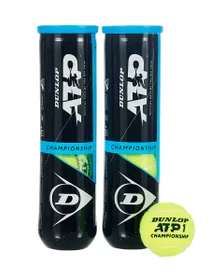 8 Balles de tennis ATP CHAMPIONSHIP 2x4PET SLEEVE Jaune