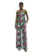 Pantalon Femme Taille Haute Imprimé Floral