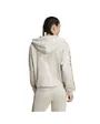 Sweat zip à capuche Femme W AOP FT FZ Beige