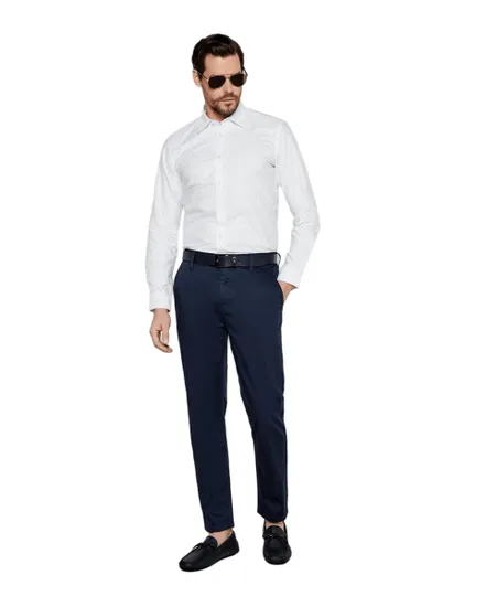 Pantalon chino Homme CHINO TAPERED Bleu Foncé