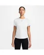 T-shirt Femme W NK ONE CLASSIC DF SS TOP WT Blanc