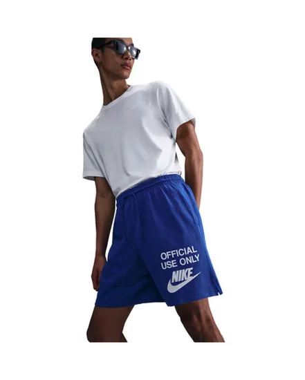Short Homme M NK CLUB KNIT SHORT OFFICIAL Bleu