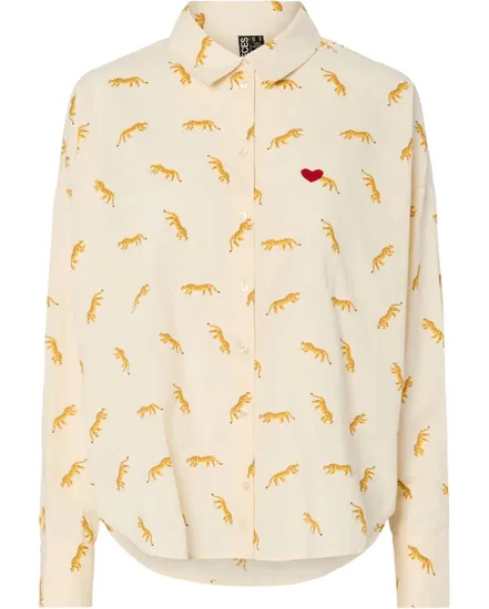 Chemise Femme PCJANNE LS Loose AOP