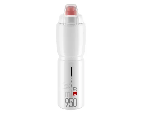 Bidon JET PLUS 950ml Transparent/Rouge