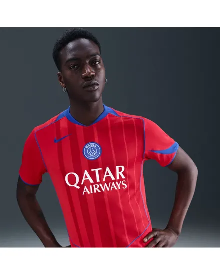 Maillot de football Homme PSG M NK DF JSY SS STAD 3R Rouge