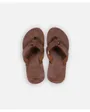 Tongs Homme Marron