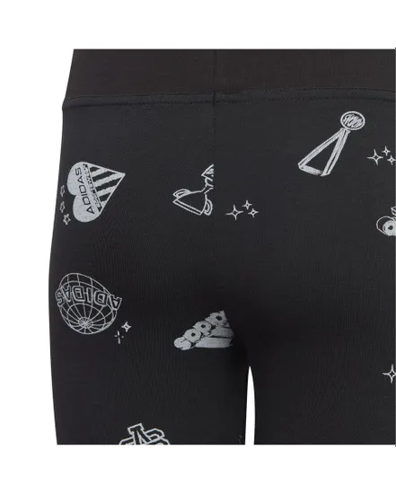 Legging Enfant JG BLUV Q3 TIGH Noir