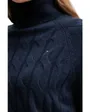 Pull Femme Soft Wool Cable Roll