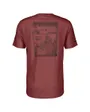 T-shirt manches courtes Homme DEFINED DRI Rouge sombre