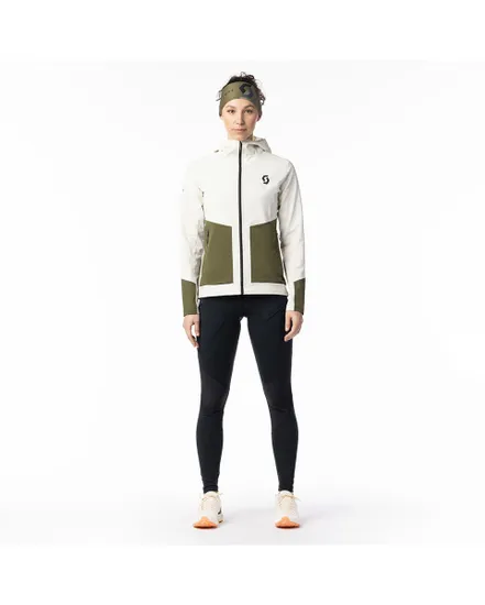 Veste softshell Femme EXPLORAIR SOFTSHELL SL Beige/Vert Sapin