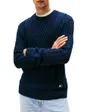 Pull Homme Slim Badge Torsadé
