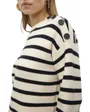 Robe Tricotée Femme VMSABA LS O Neck Button