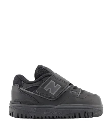 Chaussures Baskets Garçon New Balance 550 Triple Black