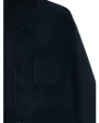 Veste zippée Homme LS DOUBLE FACE WOOL Saphir Foncé