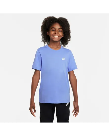 T-shirt Enfant plus agé K NSW TEE EMB FUTURA LBR Bleu