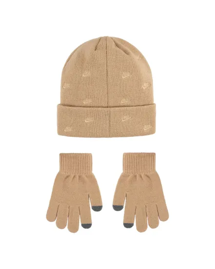 Coffret enfant Enfant plus âgé NAN FUTURA TOSS PEAK BEANIE SE Beige