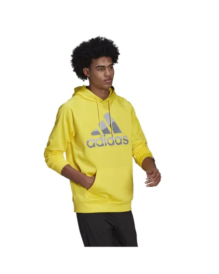 Sweatshirt à capuche Homme M GG BIG BOS HD Jaune