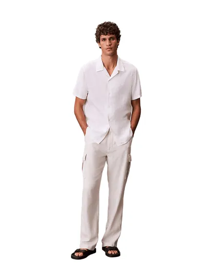 Chemise Homme SS CMP CLR SLD LINEN