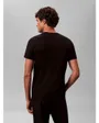 T-shirt col rond Homme SS SLIM STRETCH COTTON CREWNK TE Noir