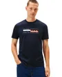 T-shirt col rond Homme TH COLOUR BLOCK GRAPHIC TEE Bleu Marine