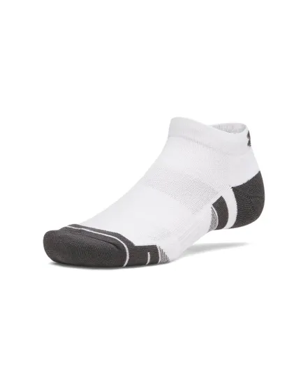 Lot de 3 paires de chaussettes Unisexe NEW UA PERF TECH 3PK LOW Blanc