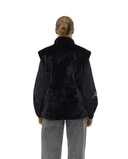 Gilet Femme VMSONJAPOPPY Fausse Fourrure
