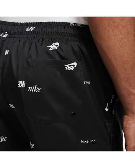 Short Homme M NK CLUB+ WVN FLOW SHORT AOP Noir