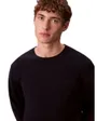 Pull col rond Homme LS 100% MERINO CREW 14GG Saphir Foncé