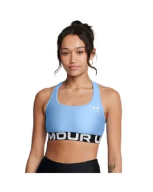 Brassière Femme UA HG MID BRANDED Bleu