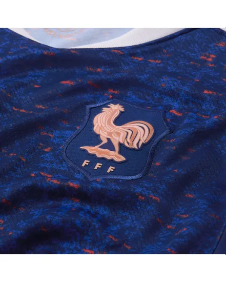 Maillot de football Enfant plus agé FFF Y NK DF STAD JSY SS HM Bleu