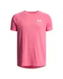 T-shirt Enfant UA TECH 2.0 SS Rose