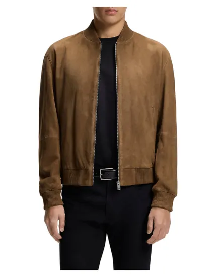 Veste zippée Homme H-MULLER Brun Clair