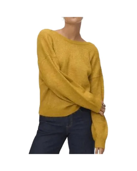 Pull Femme Vmellie Shine LS U-Back Pullover Boo