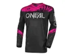 Maillot manches longues Femme ELEMENT SHOCKER Noir/Rose